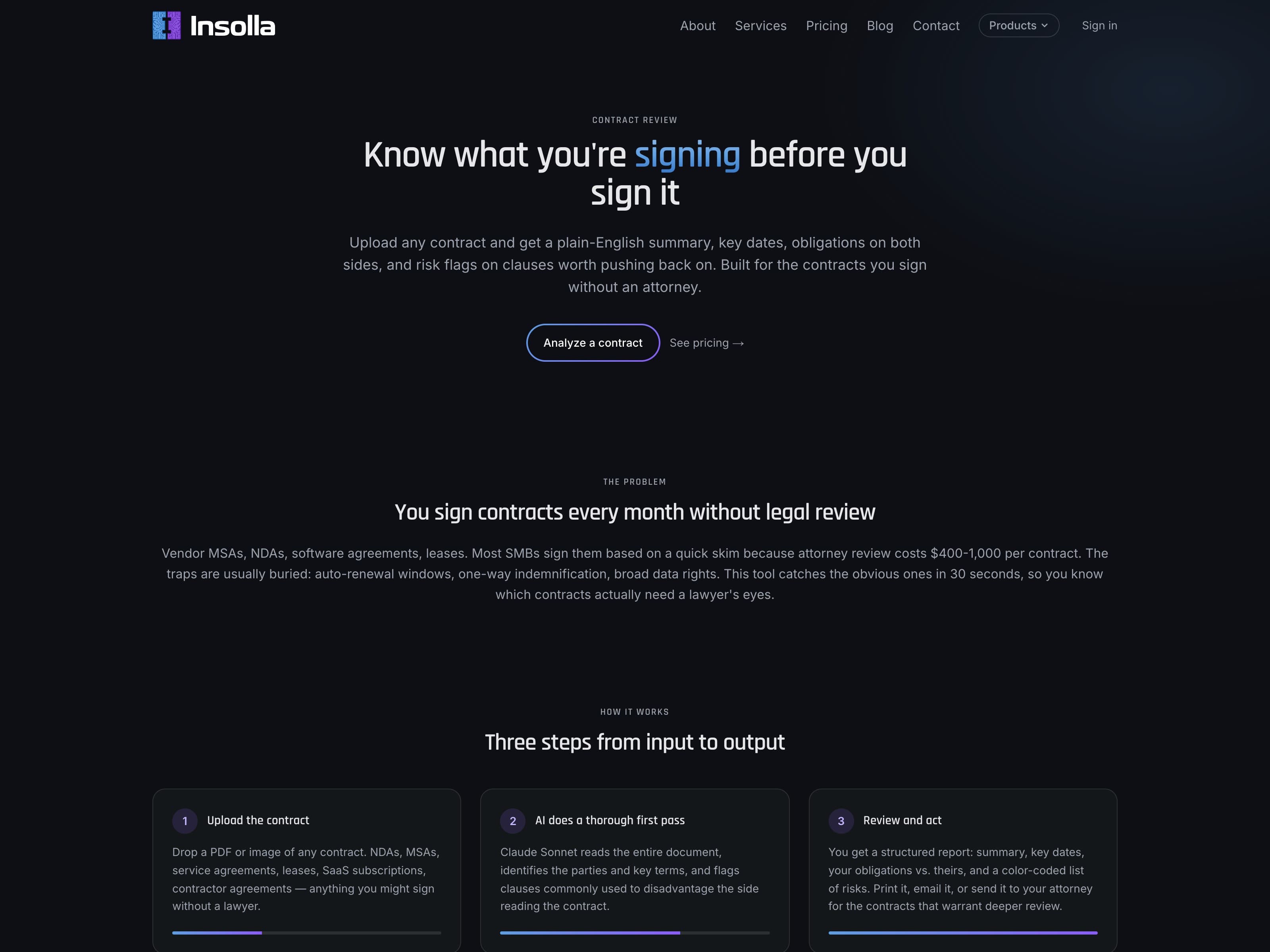 Contract Analyzer
