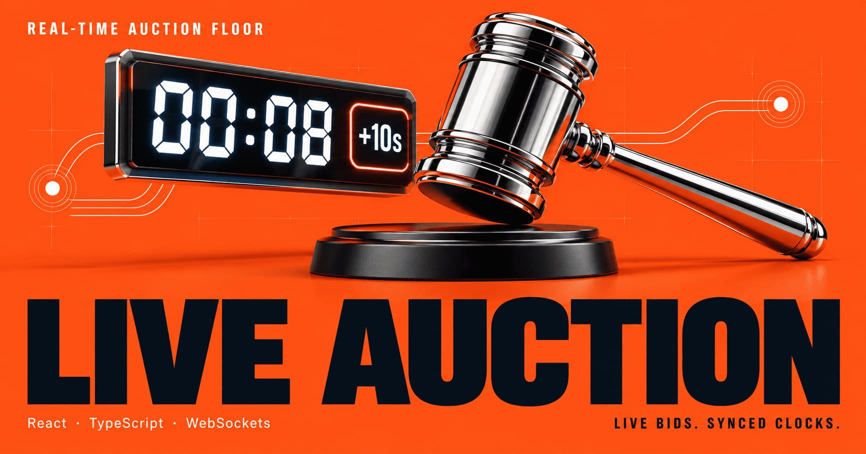 Live Auction: a real-time bidding floor